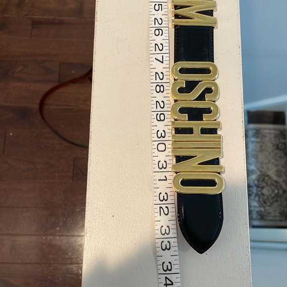 Moschino belt black and good sz 42 - Picture 4 of 7